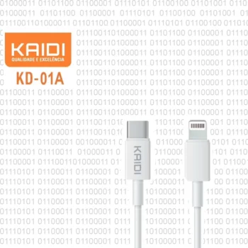 Cabo de Dados e Carregamento Turbo Tipo-C para Lightning (1m)
