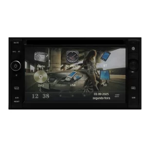 Central Multimídia AIKON Universal 7 Polegadas Usada